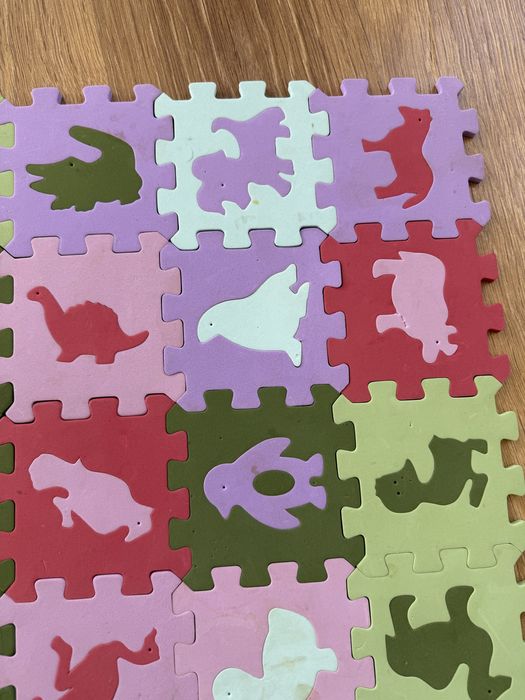 Игровой Пазл-коврик мягкая eva-пена