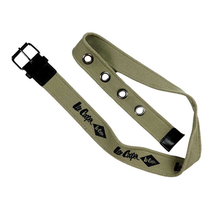 Vintage Lee Cooper militarny pasek (110cm) khaki 90s retro