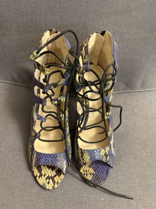 DeeZee szpilki gladiatorki sandały sznurowane 39