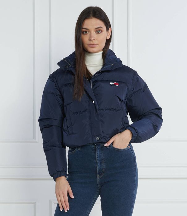 Пуховик Tommy Jeans Badge Crop Vest Down Puffer Jacket DW0DW14301