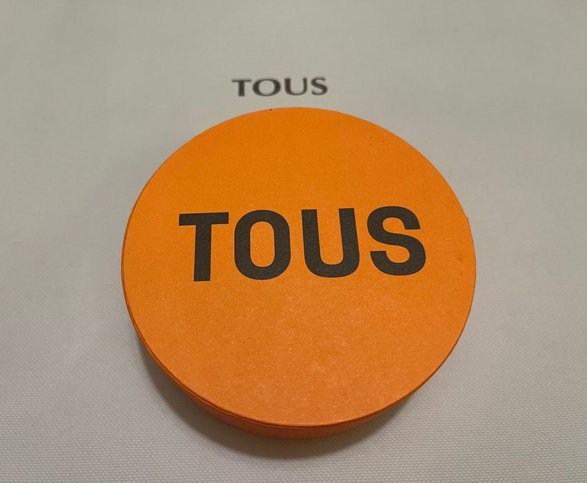 Tous pudełko pomarańczowe 10 cm nowe 1 sztuka