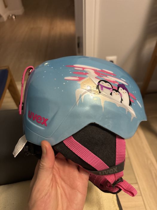 Kask Uvex dziecięcy 51-55 cm