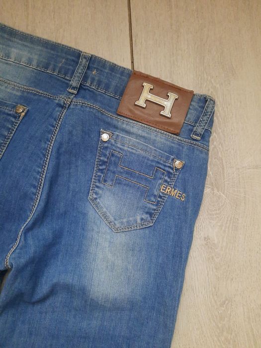 Spodnie jeansy hermes S/M