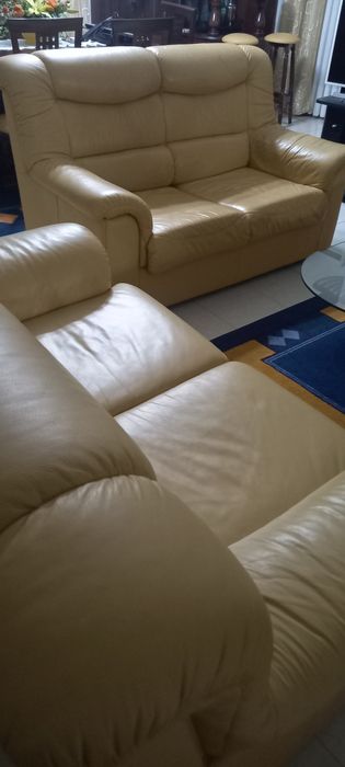 Vendo sofa em pel em muito bom estado