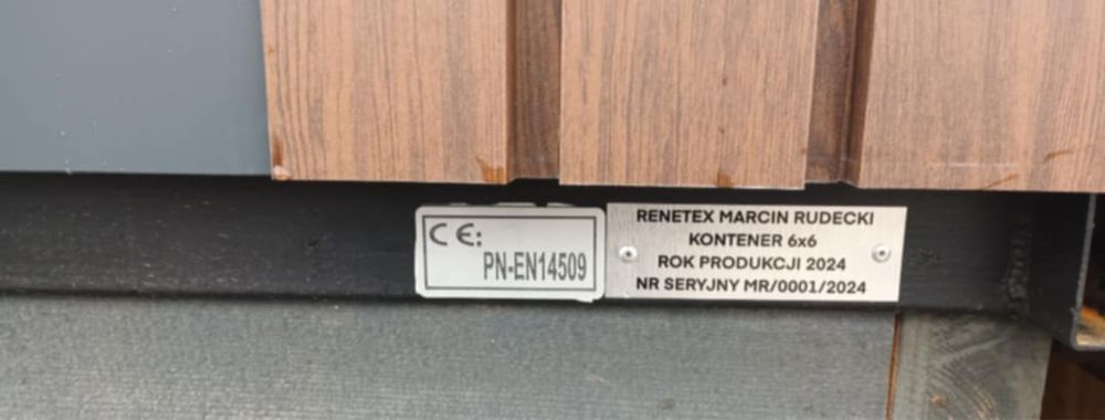 Kontener Pawilon 6x6