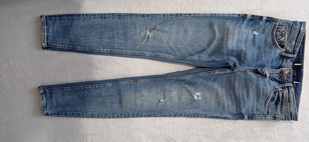 Jeansy rurki niebieski