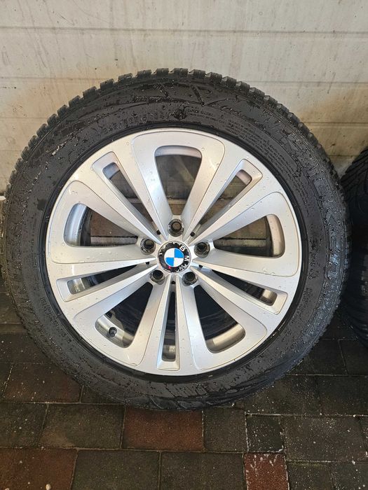 Alufelgi Felgi Aluminiowe Komplet Oryginał BMW F01 5X120 R18 18 Opony