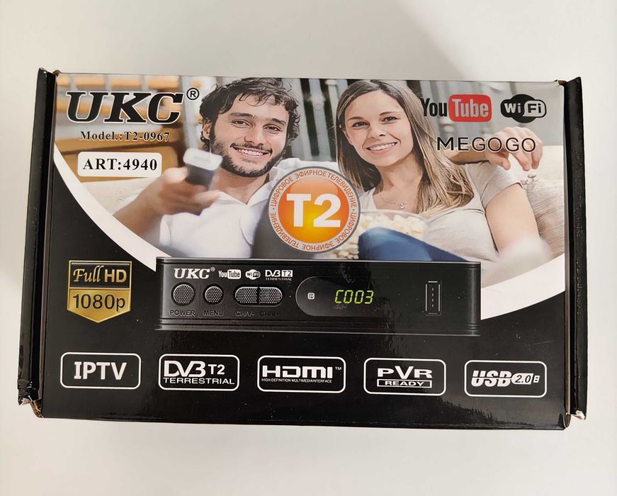 Тюнер Т2 приставка YouTube, Iptv, WiFi, HDMI, USB