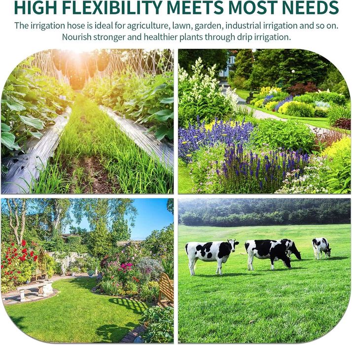 Nowy wąż kropelkowy / 50m / nawadnianie ogrodowe / szlauch !A3380!