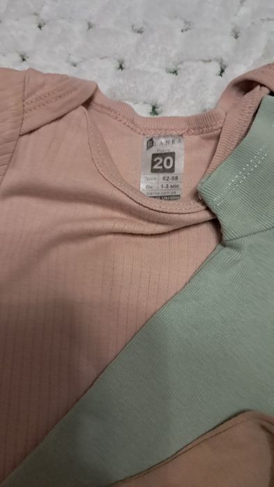 4 шт. Боді 62, 68р