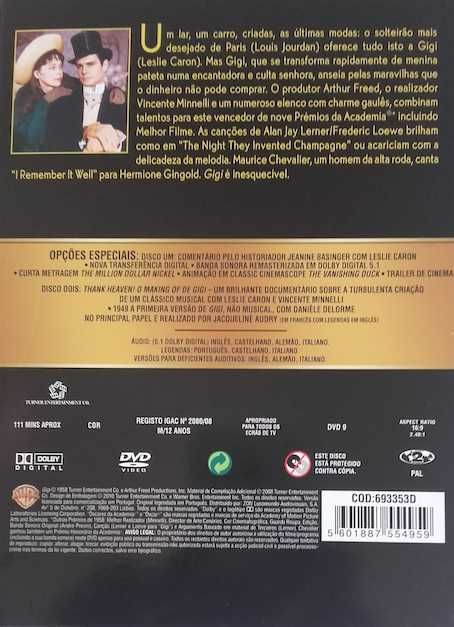 DVD "Gigi", de Vincente Minnelli. Raro.