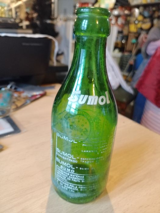Garrafa Sumol pirogravada