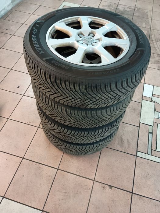 Oryginalne Alufelgi Audi Q5 17 " 5x112 Opony wielosezonowe  235/65/17
