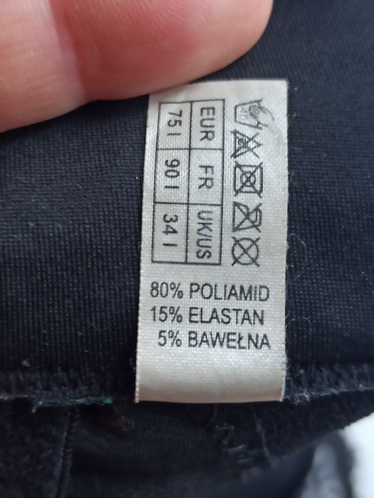 Czarny biustonosz 75 i DALIA