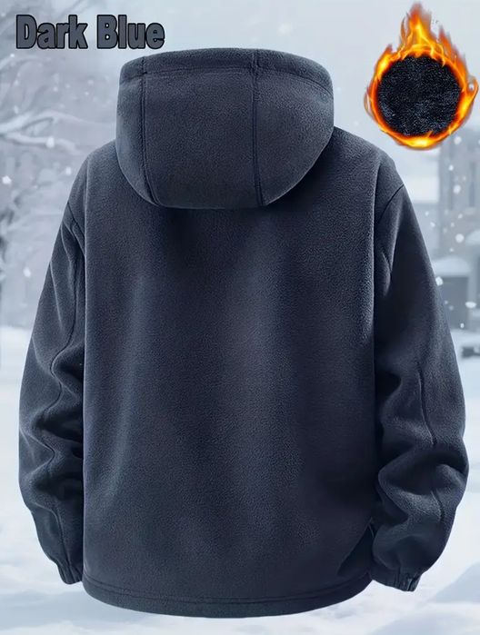 Чоловіча Куртка Флісова товста на міху (S. M. L,XL)