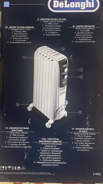 Aquecedor a óleo DELONGHI DRAGON 4 1500W