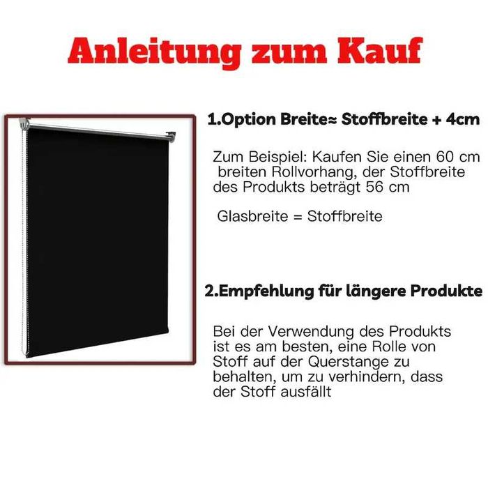 Roleta Blackout montowana bez wiercenia izolacja zaciemnienie 70x210cm