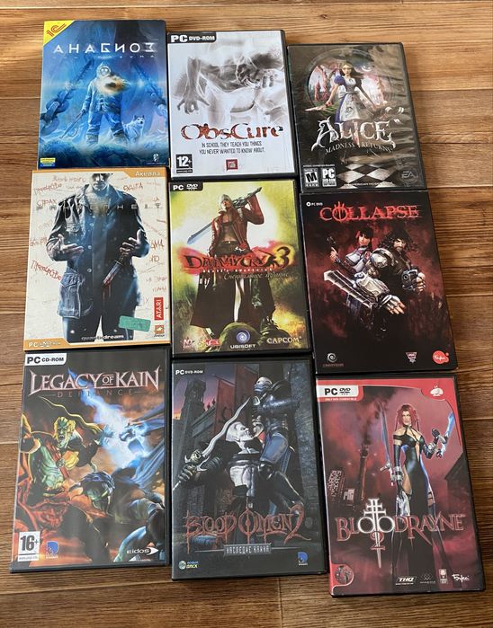 Ігри ПК: Resident Evil, Анабиоз, Painkiller, Collapse,Blood Rayne,FEAR