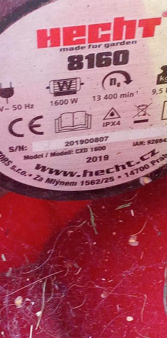 HECHT 8160 odkurzacz dmuchawa do kurzu do liści tarasowy chodnikowy