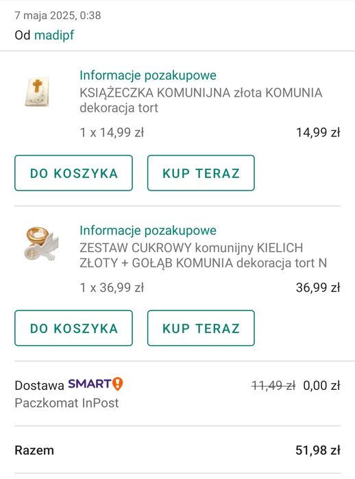 Dekoracja cukrowa na tort komunijny, Komunia