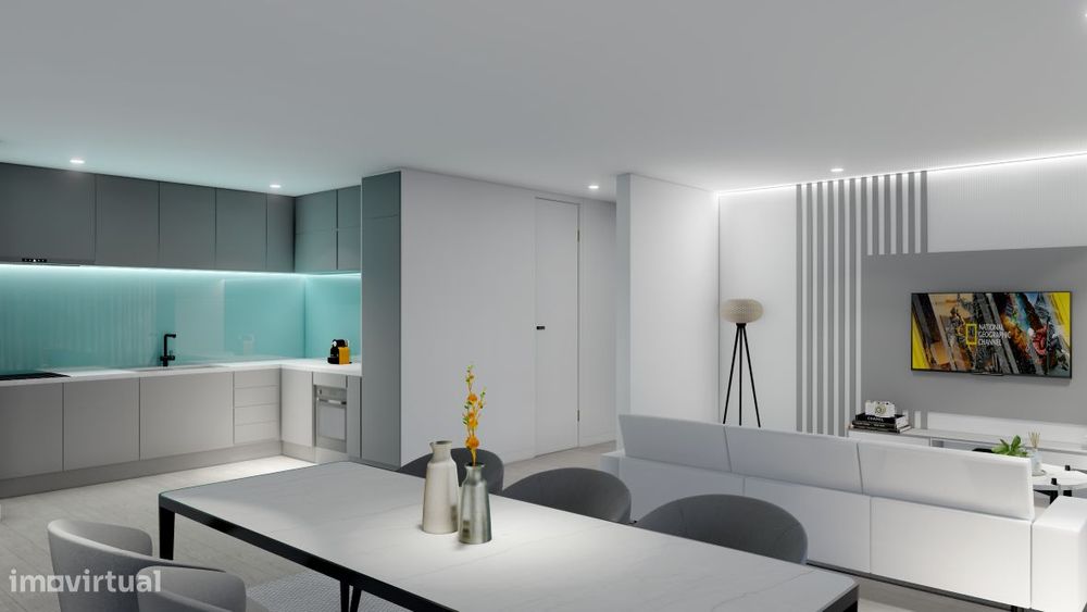 Andar T1 adaptável como T2