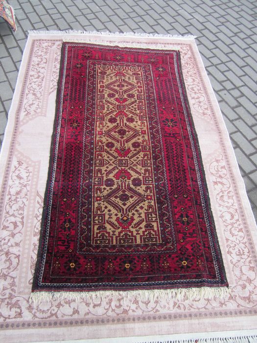 Dywan wełniany ręcznie tkany Afgan WYczYszCzOnY