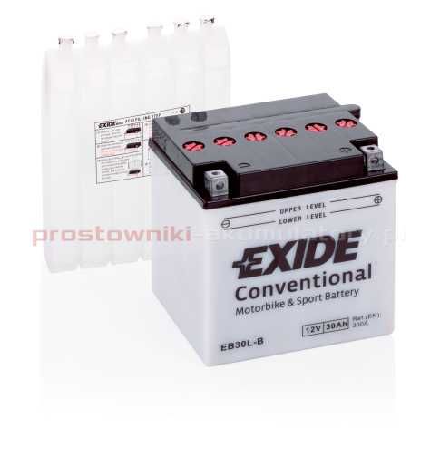 Akumulator EXIDE EB30L-B YB30L-B 30Ah 300A Wyszogrodzka 26