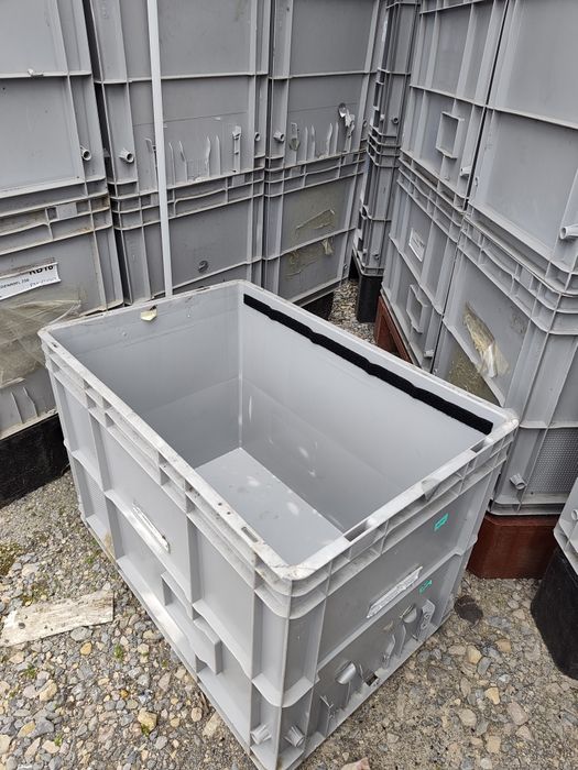 60x40x41 pojemniki magazynowe skrzynki plastikowe transportowe