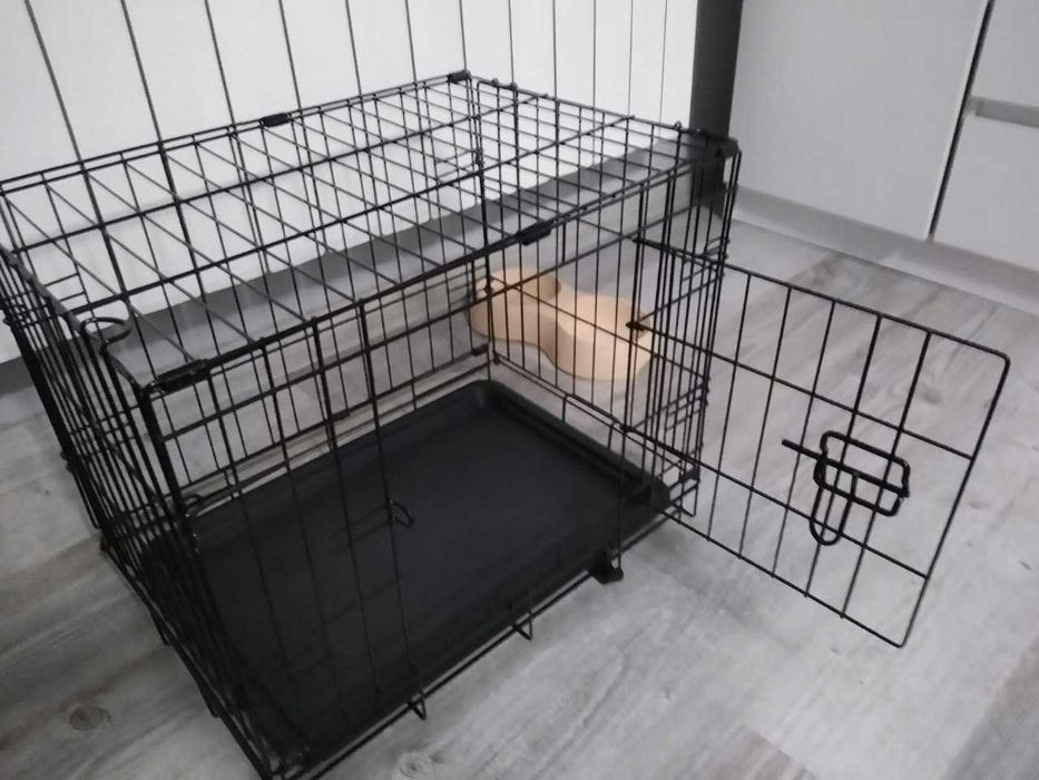 Клітка переноска для собаки металева | Вольєр | Клетка для щенка