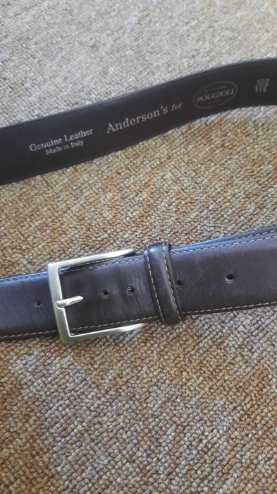 Шкіряний ремінь, виробництво Італія