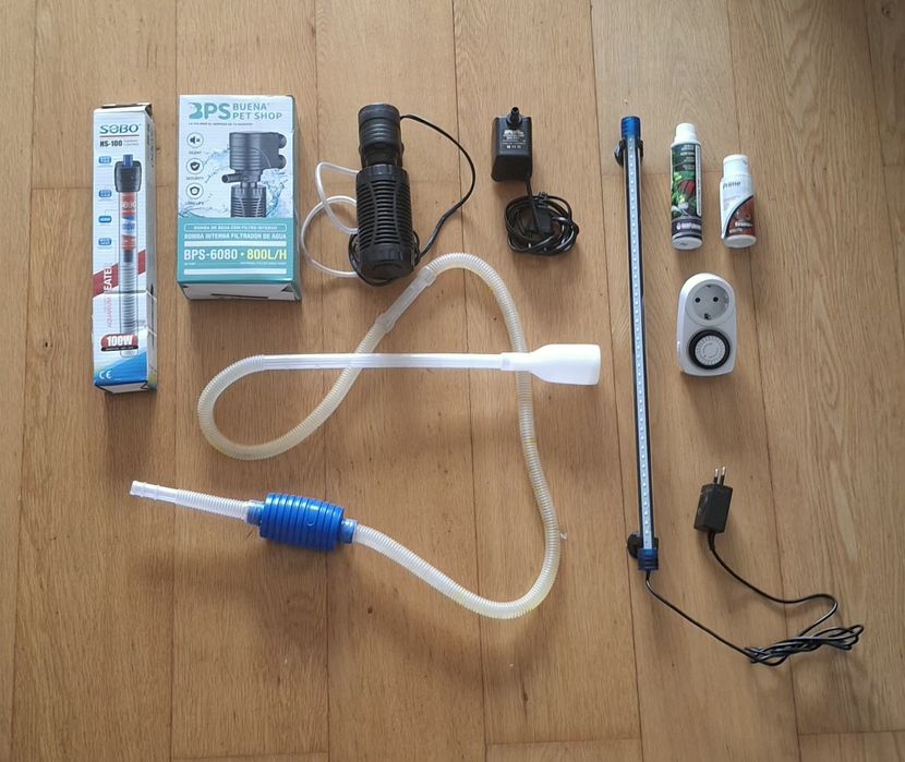 Kit para aquário - acessórios