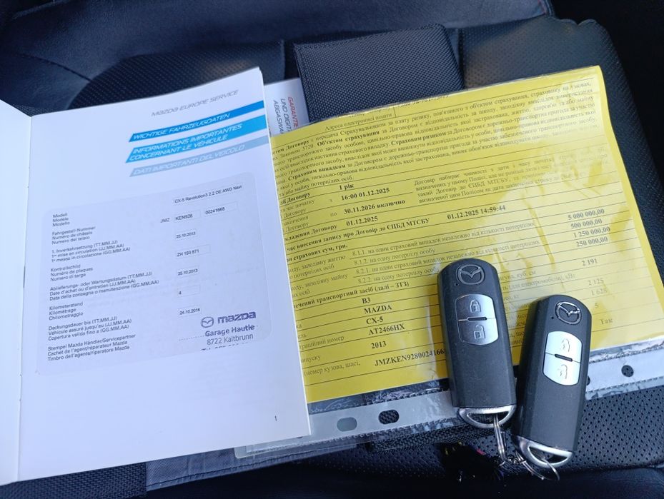 Mazda CX 5 2013 рік 2,2 дизель автомат повний привід продам авто