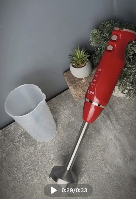 ПОТУЖНИЙ! Погружний блендер 1200Вт, кухонний комбайн, ручний блендер