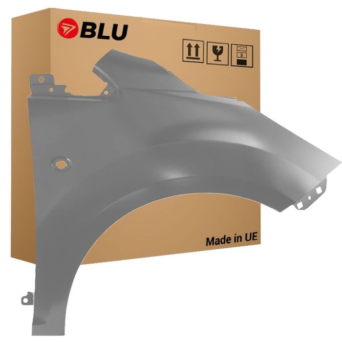 BLU Błotnik FORD KA II 2 ZJNC prawy srebrny 2008-2015 przód Moondust Silver