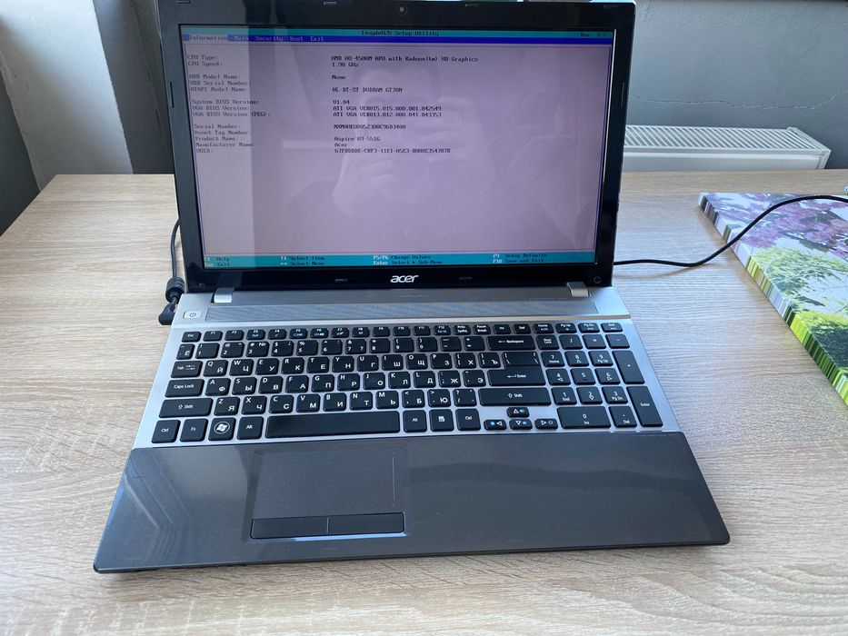 Ноутбук Acer Aspire V3-551G з дефектами без HDD
