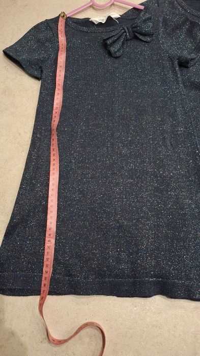 Sukienki świąteczne dziewczęce dla bliźniaczek 110 H.M