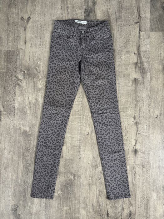 Spodnie XS panterka jak nowe
