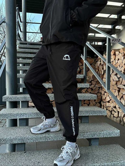 Штаны MANTO Goretex Черные - Нейлонові Спортивні Штани МАНТО Гортекс - XS/XXL