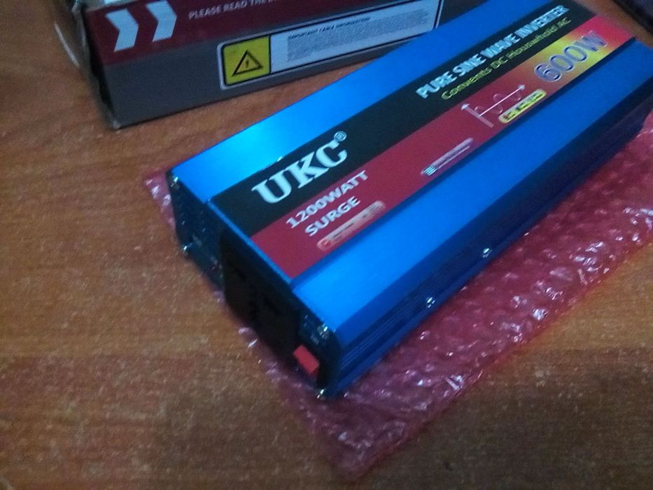 Інвертор, 600 W,12В