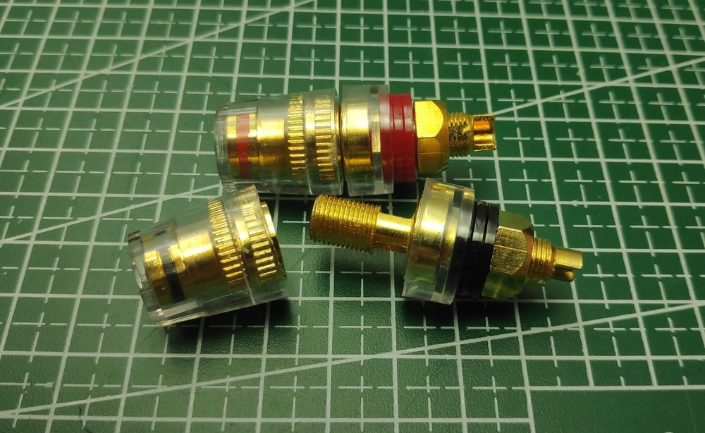 Силовой разъем Amass EC5, EC8, gold bullet