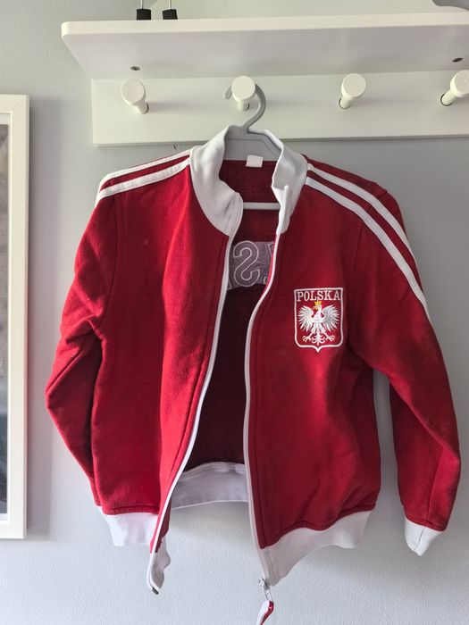 Bluza Polska, czerwono-biała. 122 haft. Orzeł