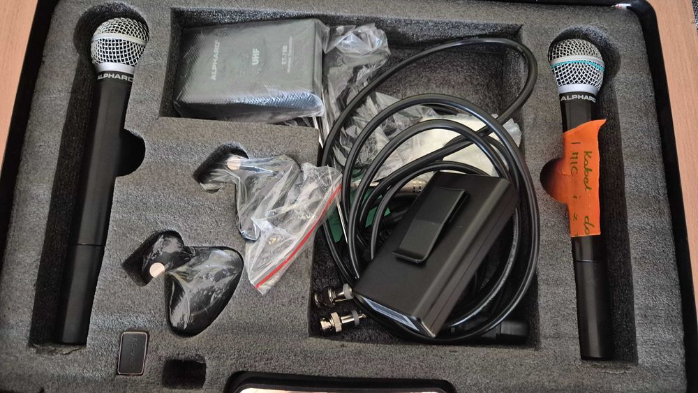 Zestaw mikrofonów Alphard w walizce ETP-757 bezprzewodowe