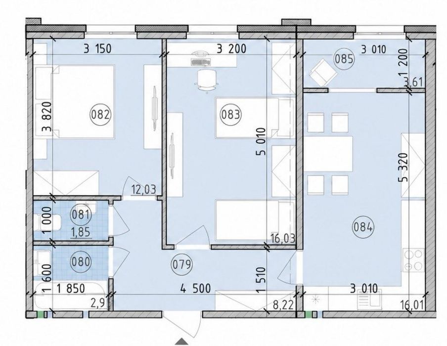 БЕЗ КОМІСІЇ! ПРОДАЖ 2-КІМНАТНОЇ КВАРТИРИ 61 м² У ЖК «НОВА АНГЛІЯ» | вул. Михайла Максимовича |перепоступка