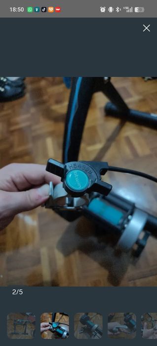 Rolo de treino para bicicleta