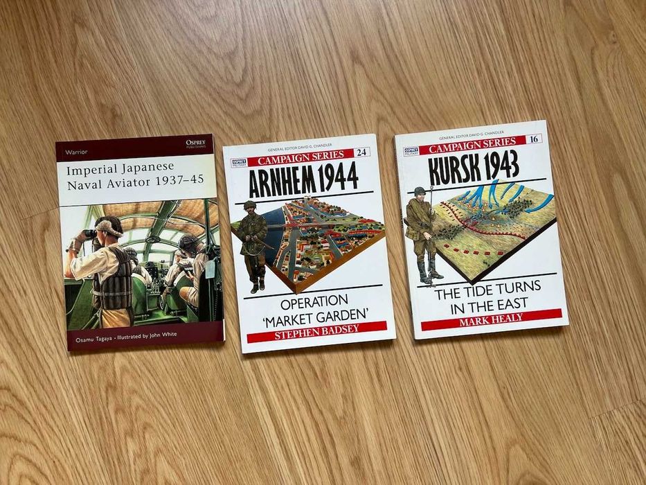 Livros da Segunda Guerra Mundial. Osprey Military Campaign.