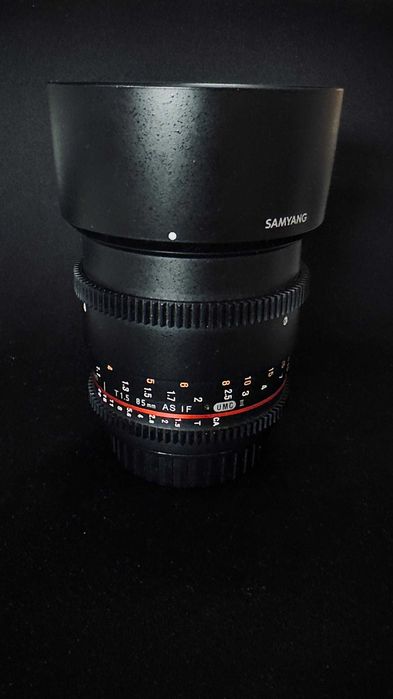 Samyang 85 mm T1.5 AS UMC VDSLR II para Canon EF