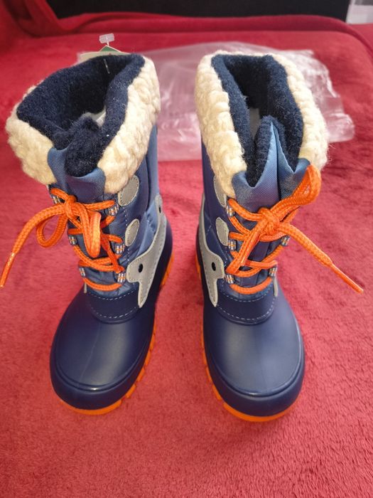 Śniegowce z wełną,Spirale dla chłopca, roz.28, Nowe z metką!