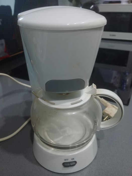 Máquina de café a funcionar