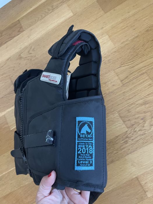 Colete crianca proteçao equitacao Smart Rider