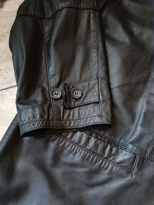 Kurtka skórzana męska duża XL